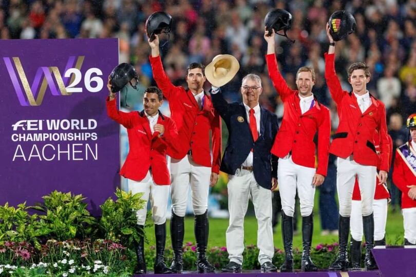 Silver for Belgian riders in team competition